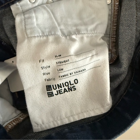 UNIQLO Women’s Denim Jeans Slim Straight 32x34 - Picture 4 of 4